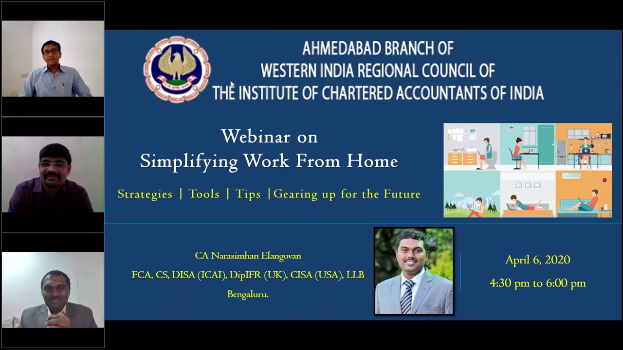 Ahmedabad Branch of WIRC of ICAI organized Webinar Series 202021