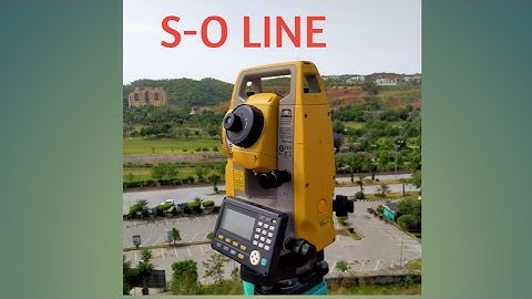CHP#05 How to use s-o line in sokkia cx-107 total sation