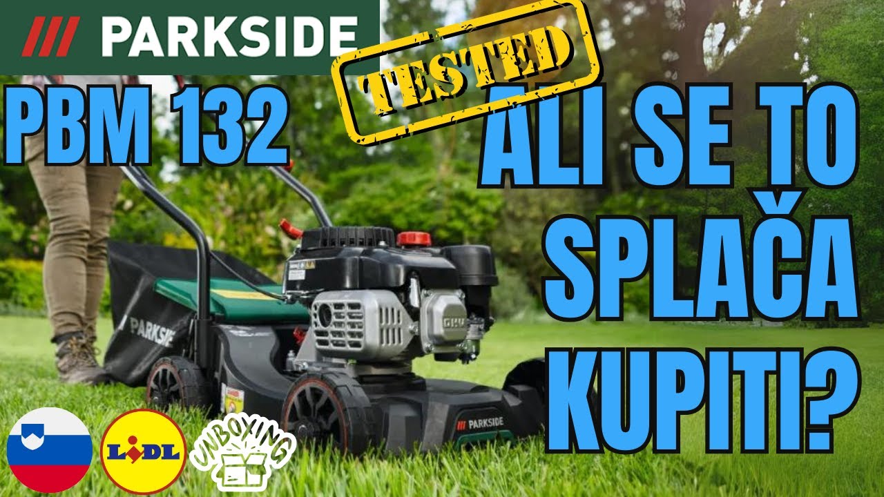 BENCINSKA KOSILNICA PARKSIDE PBM 132 B1 SLOVENIJA SLOVENE LIDL