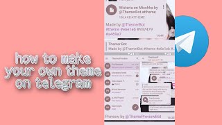 how to make your own theme on telegram || TELEGRAM INDONESIA screenshot 2