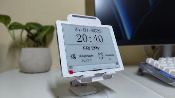 The E-Ink Weather Clock: Your Ultimate Desk Accessory
