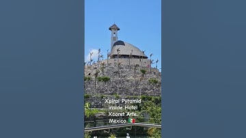 Thumbnail of Xpiral Pyramid inside Hotel Xcaret Arte, Mexico 🇲🇽 #shorts #Xcaret #Mexico #pyramid #xcarethotel