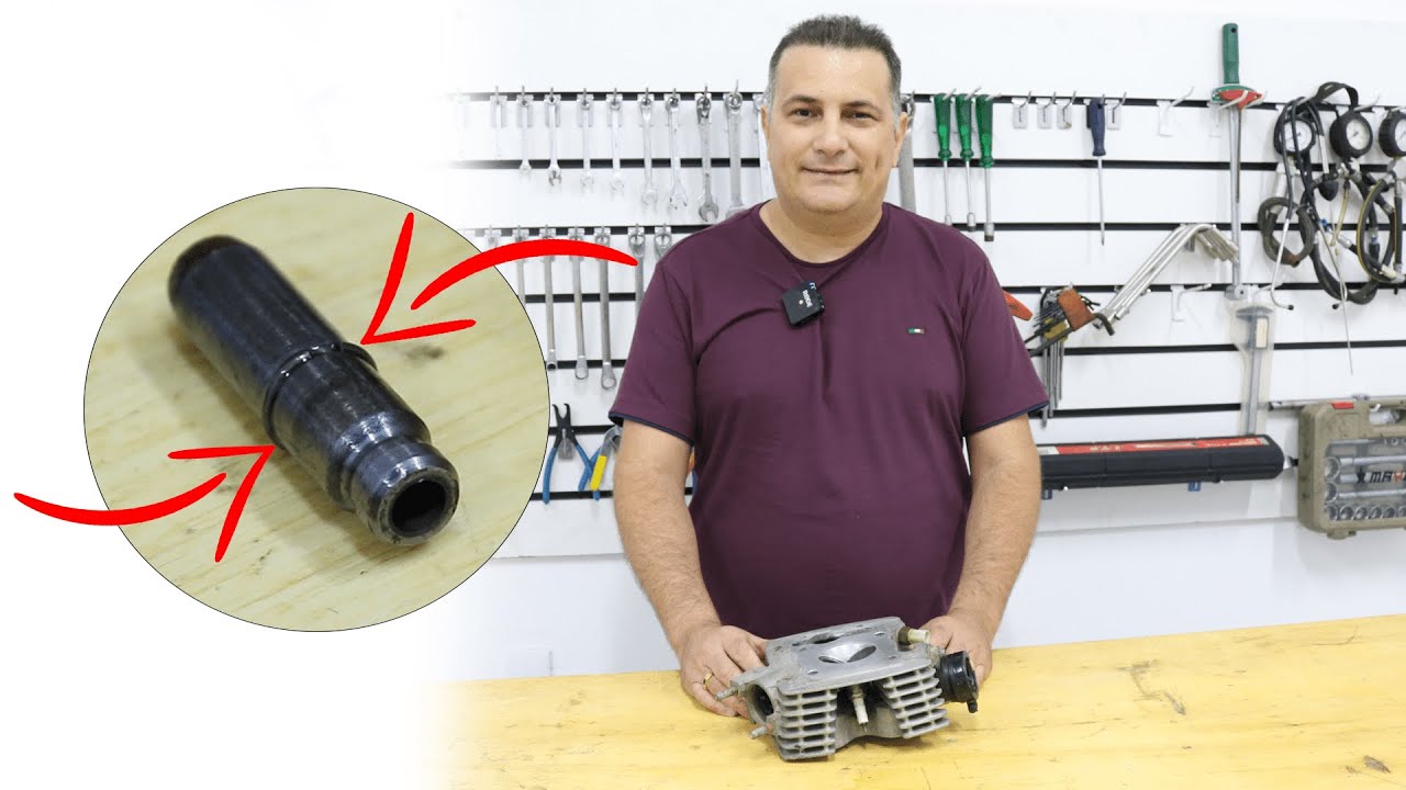 Como fazer a troca das guias de Válvulas do cabeçote!