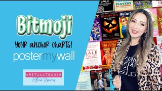 Bitmoji your anchor charts with Poster My Wall!