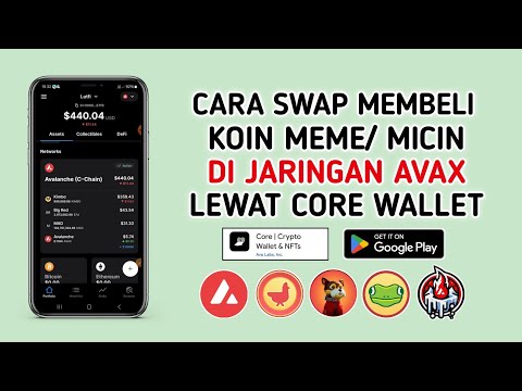 CARA MEMBELI KOIN MICIN DI JARINGAN AVALANCHE AVAX LEWAT CORE WALLET [ TERBARU 2024 ] FULL TUTORIAL