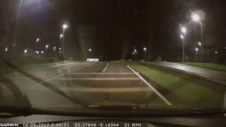 Garmin Dash Cam 35 Night Test.