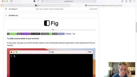 Trying out Fig (Terminal autocomplete - YC20)