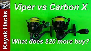 Piscifun Carbon X vs Piscifun Viper X  Episode 3 of 5 on the Piscifun line of Spinning Reels