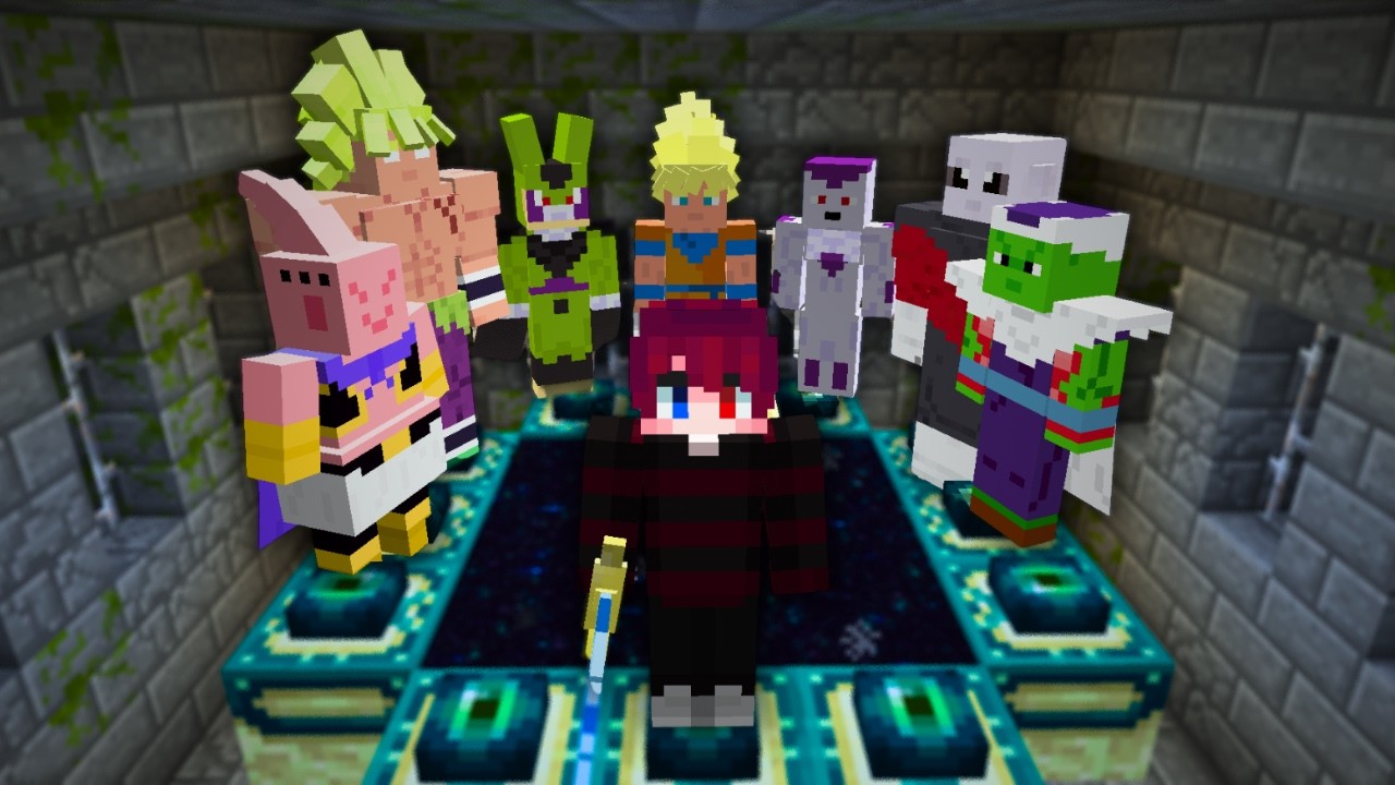 Dragon Ball Characters Beat Minecraft for Me