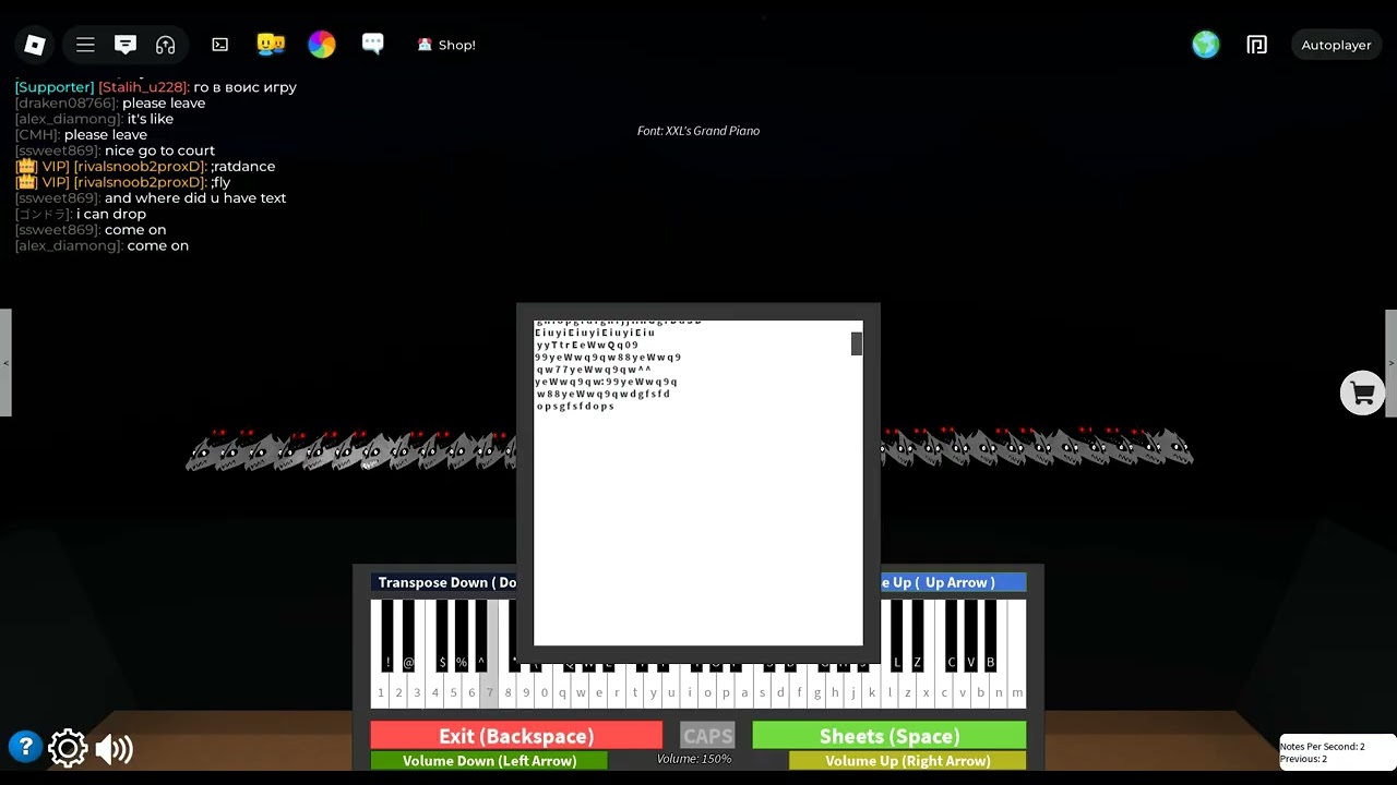 Megalovania Roblox Piano YouTube 
