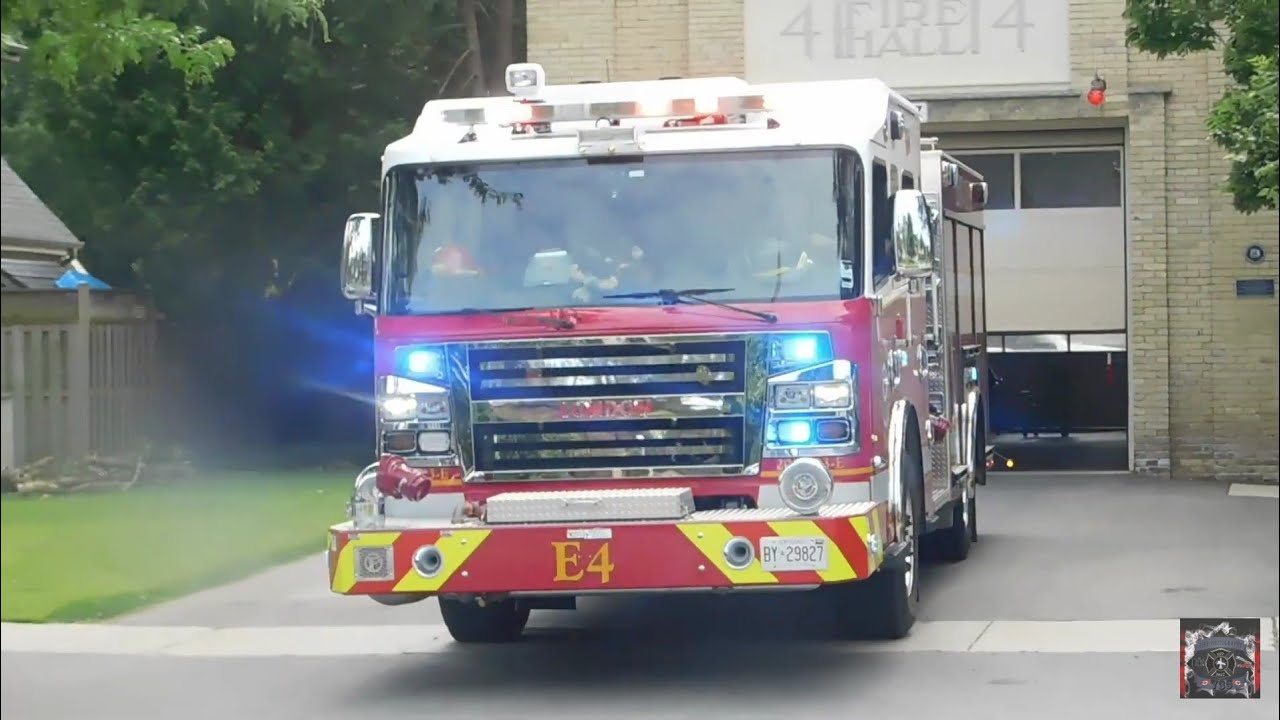 *TONES* London Fire - NEW Engine 4 Responding - YouTube