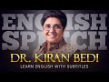 English speech  dr kiran bedi road safety english subtitles