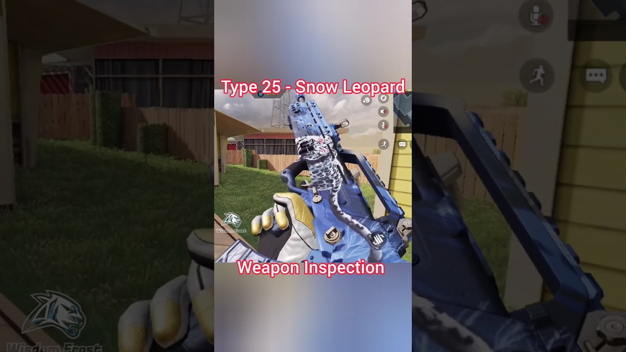 Type 25 - Snow Leopard Weapon Inspection Cod Mobile #shorts #codm #codmobile #callofdutymobile