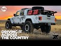 Driving Our EVO Built Jeep Gladiator Overland Truck Across the Country to the Nitto JL JT Experience