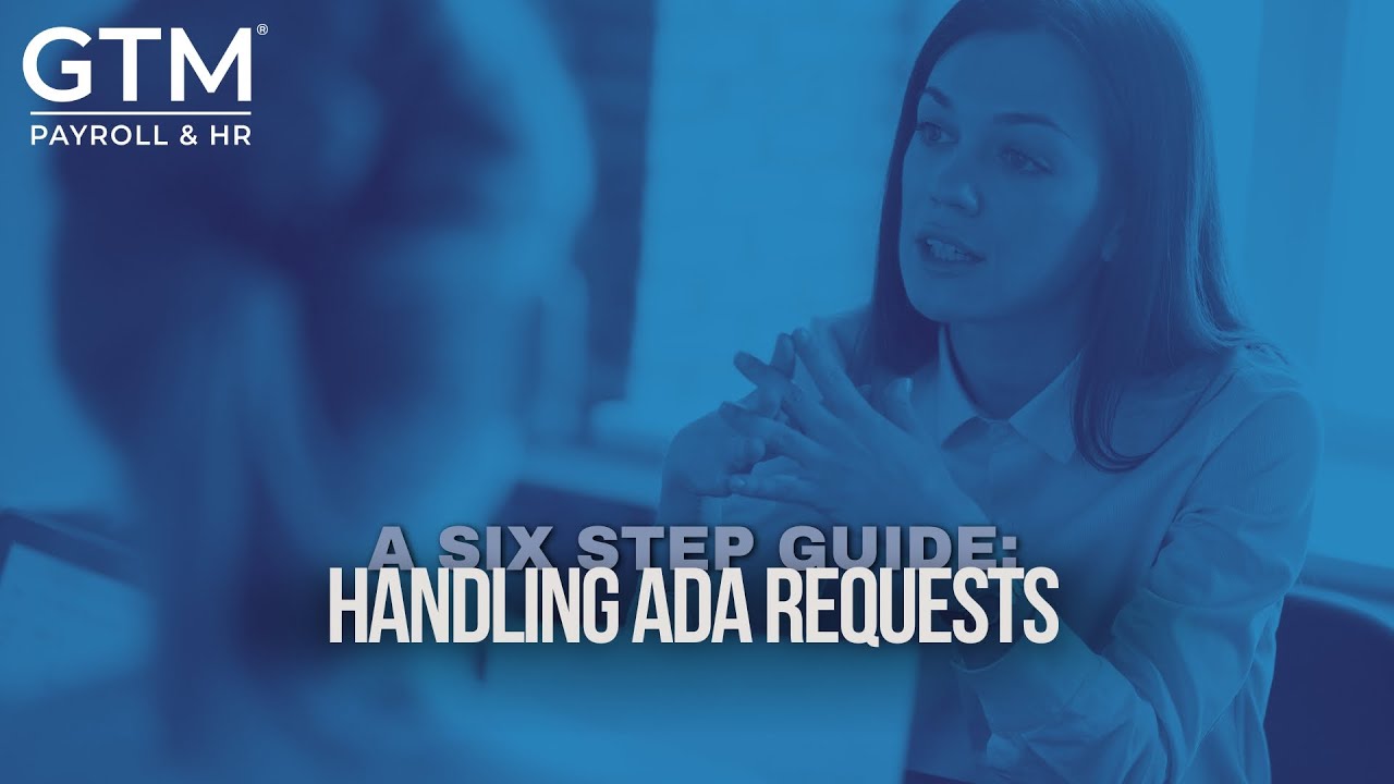 The Six Step Guide to Handling ADA Accommodation Requests - YouTube