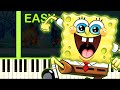 SPONGEBOB PATTY PURSUIT THEME - EASY Piano Tutorial