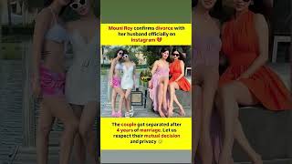 Actress Mouni Roy & her husband Suraj Nambiar have officially announced their separation Instagram