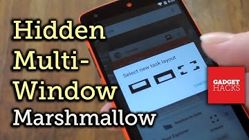 Enable the Hidden Multi-Window Mode in Android Marshmallow [How-To]
