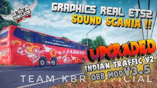 BUSSID V3.5 || INDIAN TRAFFIC MOD V2 || UPGRADED RELEASE || TEAM KBR