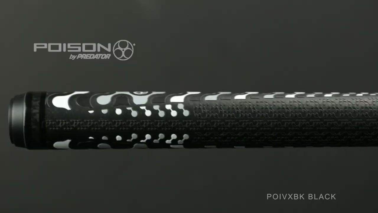 Poison VX Black and Grey Break Cue | PoolDawg.com
