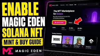 How to enable Magic Eden for Solana NFT minting and buying - Beginner Guide screenshot 5