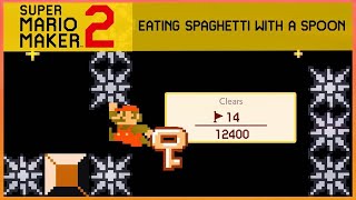 Super Mario Maker 2 - Beating a hard #TeamPrecision level!