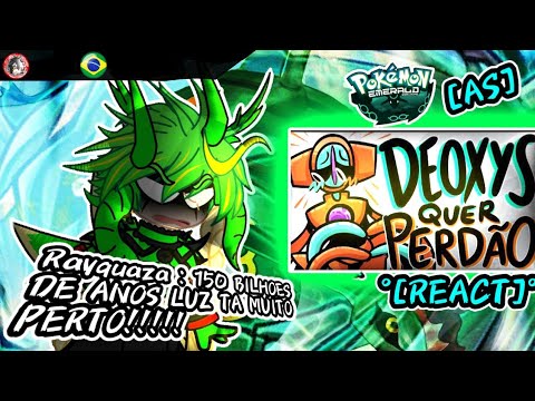 Pokémon AU REACT deoxys wants forgiveness°{gacha REACT/🇧🇷}°