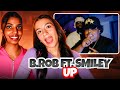 Canadian Girls React to B. ROB Ft. Smiley “UP” 🔥 Toronto’s Going CRAZY! #brob #smiley #rap