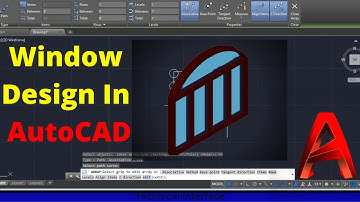How To Create 3D Window In Auto CAD|Auto-CAD Tutorial Urdu&Hindi