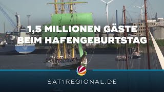 Hafengeburtstag 2024: 1,5 Millionen Gäste feiern in Hamburg