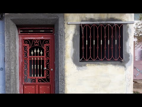 خطوة بخطوة تعلم كيفية بناء ديكور مميز بالياجور في باب المنزل