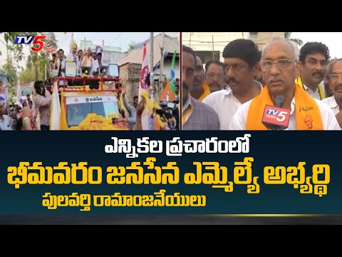 Bhimavaram Janasena MLA Candidate Pulavarthi Ramanjaneyulu Election Campaign | Face to Face | TV5 - TV5NEWS