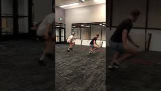 Crossover run to sprint