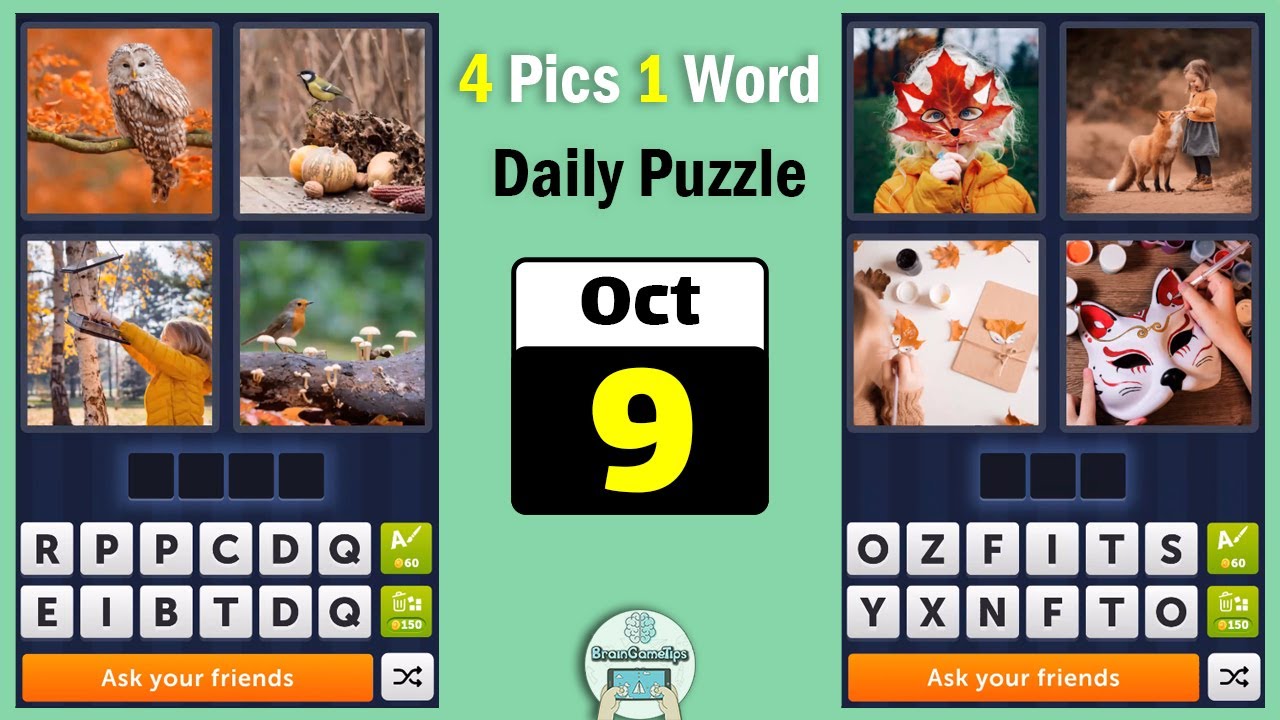 4 Pics 1 Word - October 9 2022 Daily Puzzle Answer