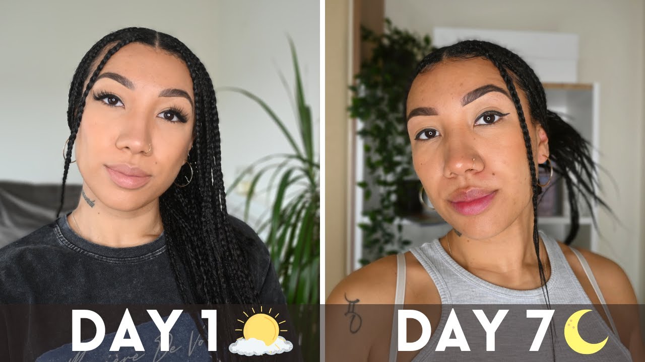 My REALISTIC Weekly Braid/Protective Style Routine (Morning & Night ...