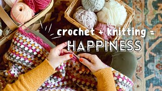 FIGHT Stress, Anxiety & Depression by Crocheting and Knitting ⭐ | Stitching for Better Mental Health screenshot 1