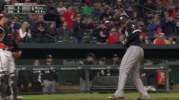 CWS@BAL: Abreu cuts deficit with a two-run home run