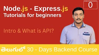 Node.js &amp; MongoDB Full Course in Telugu | MERN Stack for Beginners #0