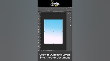 Copy Layer into another Document! #youtubeshorts #reels  #photoshoptutorial #tricks #youtubeshorts