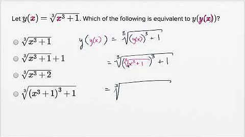 Function notation — Harder example | Math | New SAT | Khan Academy