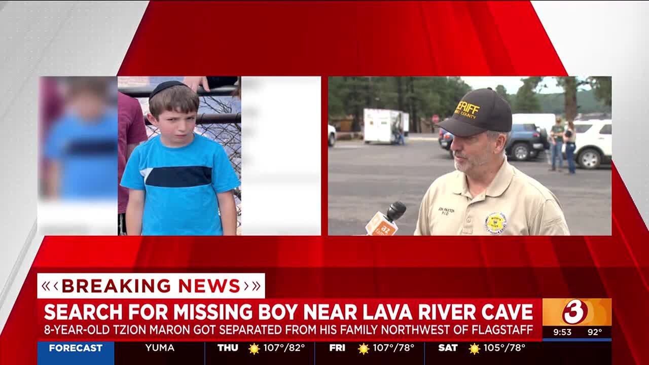 Authorities speak about ongoing search for missing boy near Flagstaff ...