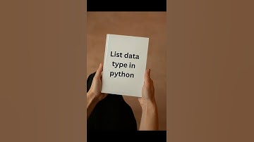 List data type part 1 #shorts #shortvideo #youtubeshorts #coding #programming #python #education