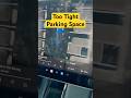 Tesla Self Parking against a Too Tight Spot #tesla #elonmusk #car