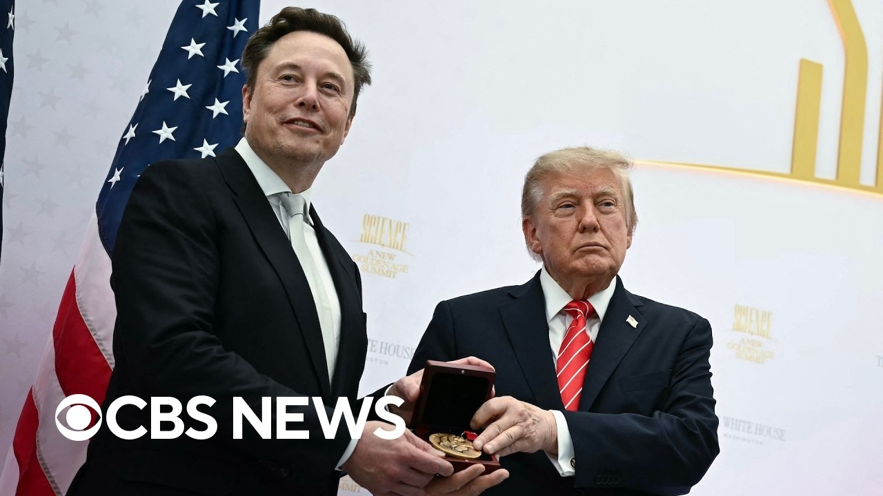 Trump awards medals to Elon Musk, Jensen Huang and other tech execs at summit | full video