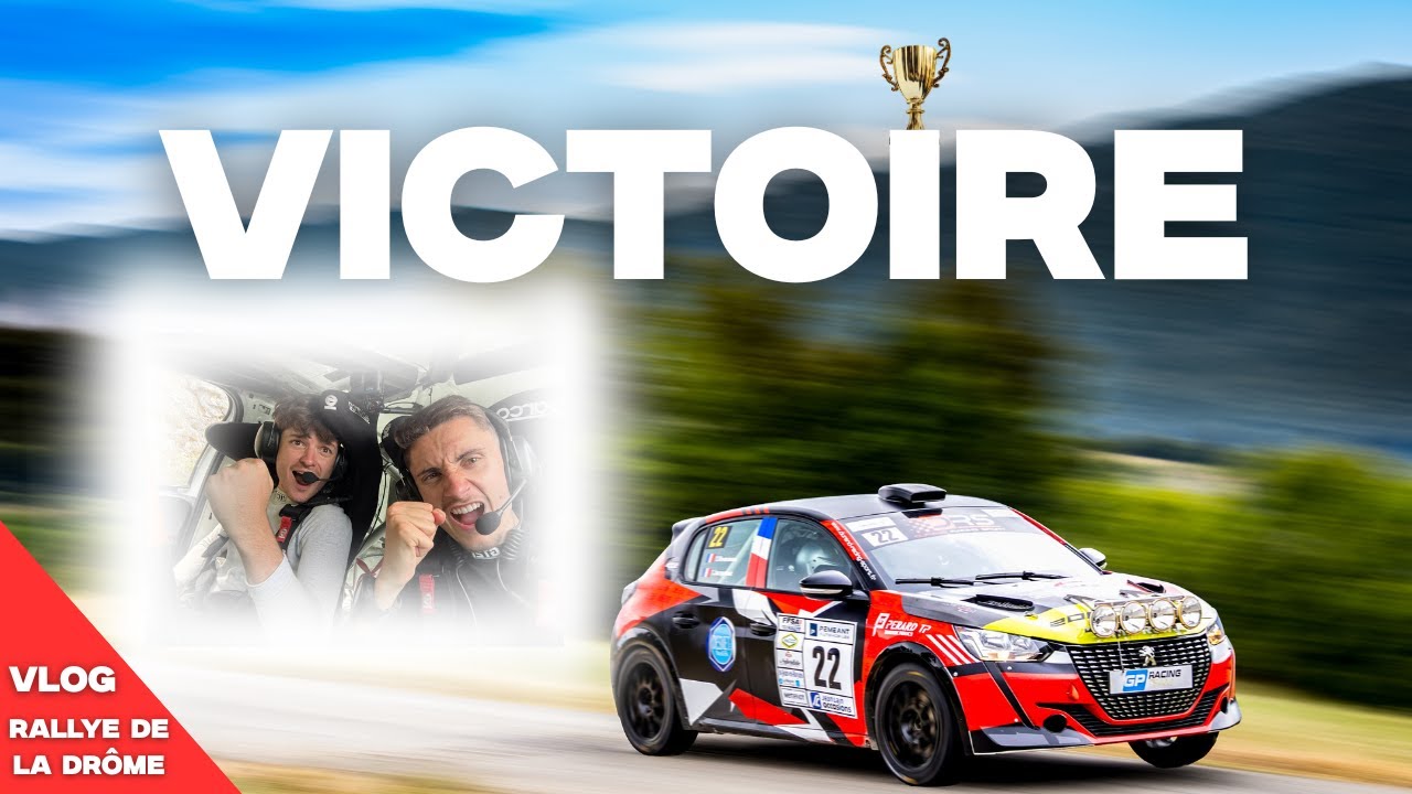 VLOG - Rallye de la Drôme 2025 | Victoire en Rally4 !