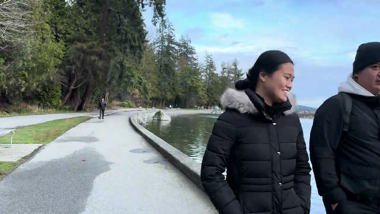[4k, 60fps] Stanley Park, Vancouver: top park in the world! Perimeter walk 01/2024