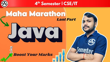 Java Polytechnic 4th Semester | Marathon Part-2 by Vikas Sir