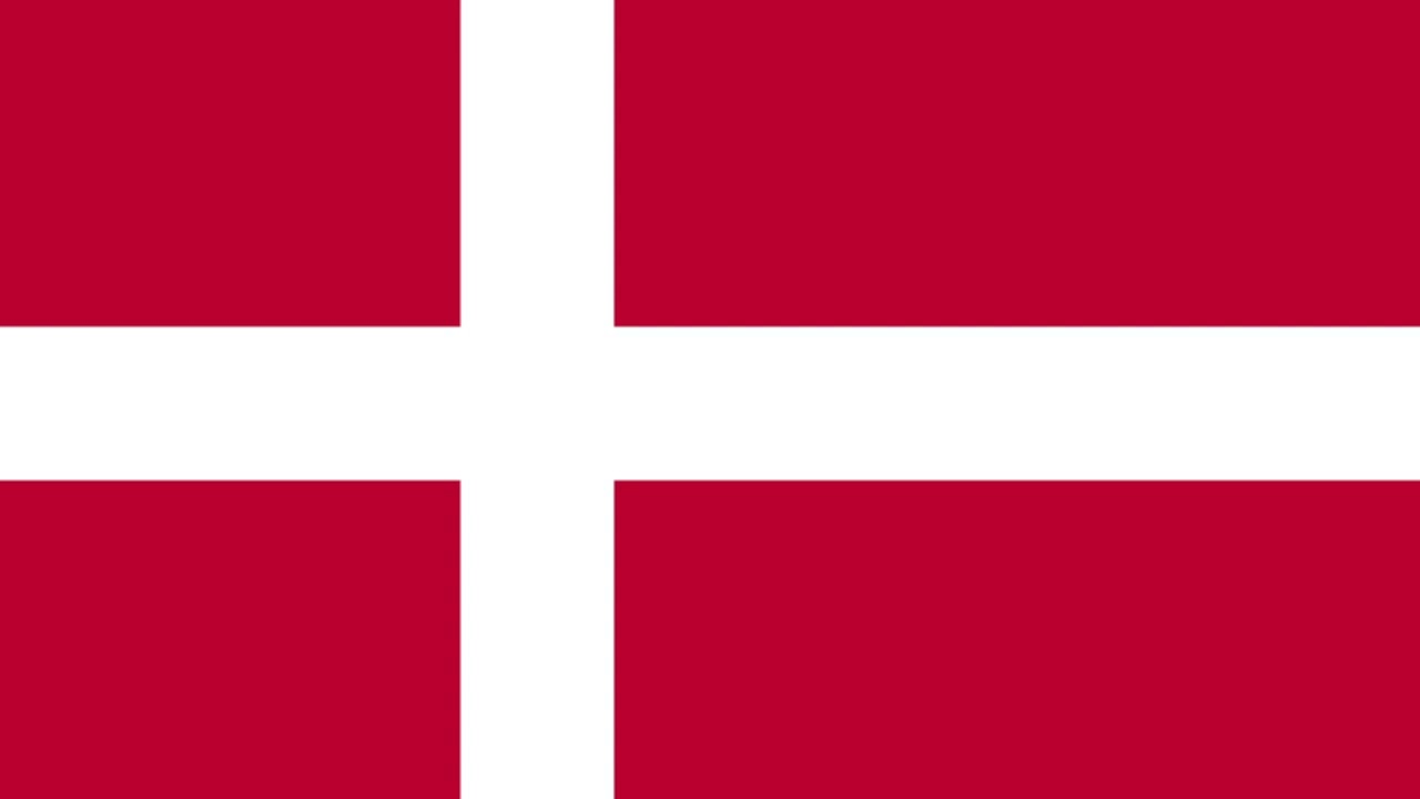 Denmark Country Flag Static | Full HD | Flags of the World