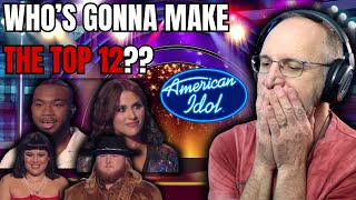 Oh my gosh.... American Idol top 12 results - my LIVE reaction!