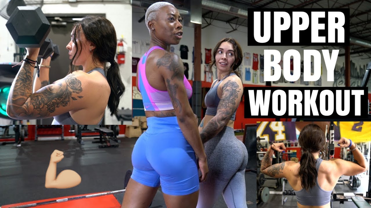 Upper Body Workout VLOG! (with little hoop session)